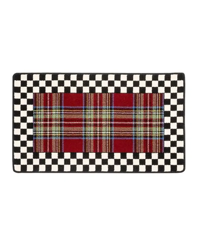 MacKenzie-Childs Stewart Tartan Rug