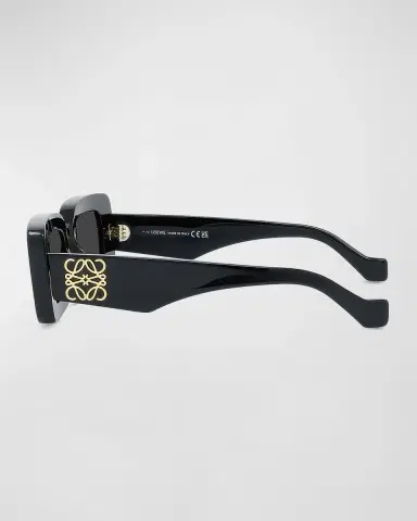 Loewe Anagram Beveled Acetate Rectangle Sunglasses | Thumbnail 2 Loewe Anagram Beveled Acetate Rectangle Sunglasses | Thumbnail 2