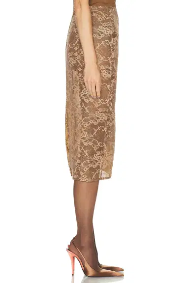 Acne Studios Icasso Romantic Flower Lace Skirt | Thumbnail 3