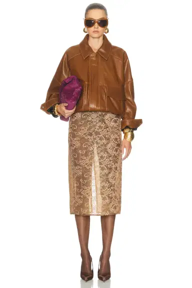 Acne Studios Icasso Romantic Flower Lace Skirt | Thumbnail 5