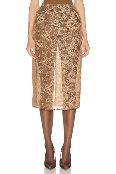 Acne Studios Icasso Romantic Flower Lace Skirt | Thumbnail 1