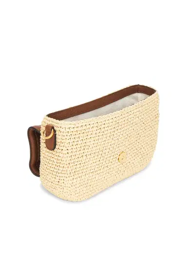 Valentino Garavani Crochet Raffia Alltime Shoulder Bag | Thumbnail 5