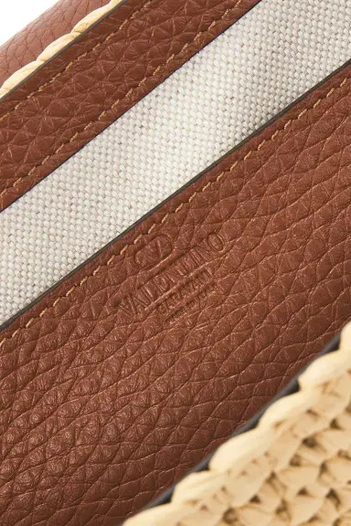 Valentino Garavani Crochet Raffia Alltime Shoulder Bag | Thumbnail 6