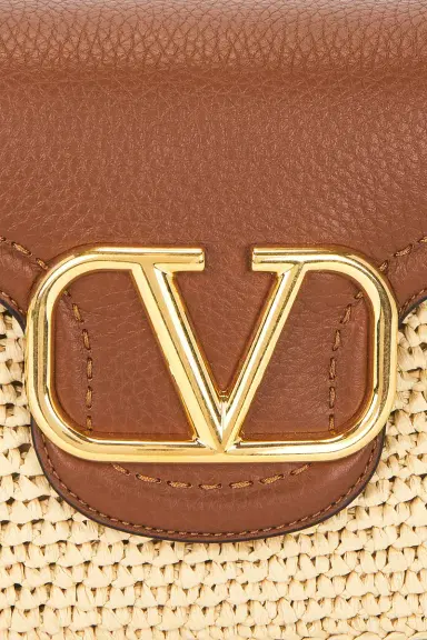 Valentino Garavani Crochet Raffia Alltime Shoulder Bag | Thumbnail 7