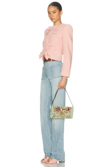 Valentino Garavani Vain Soft Beads Ramage Clutch | Thumbnail 2 Valentino Garavani Vain Soft Beads Ramage Clutch | Thumbnail 2