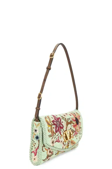 Valentino Garavani Vain Soft Beads Ramage Clutch | Thumbnail 4 Valentino Garavani Vain Soft Beads Ramage Clutch | Thumbnail 4
