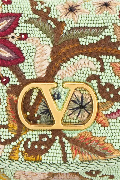 Valentino Garavani Vain Soft Beads Ramage Clutch | Thumbnail 7 Valentino Garavani Vain Soft Beads Ramage Clutch | Thumbnail 7