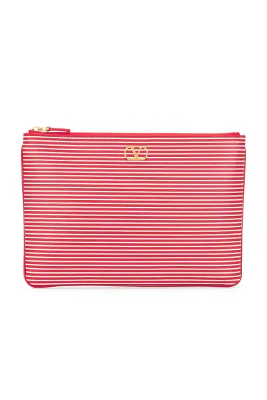 Valentino Garavani VLogo Signature Medium Flat Pouch | Thumbnail 1