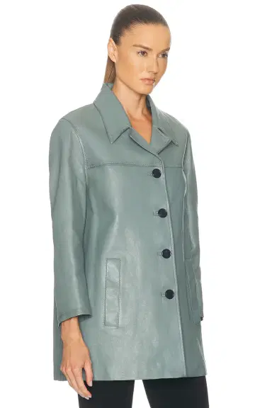 Chloé Leather Coat | Thumbnail 3 Chloé Leather Coat | Thumbnail 3