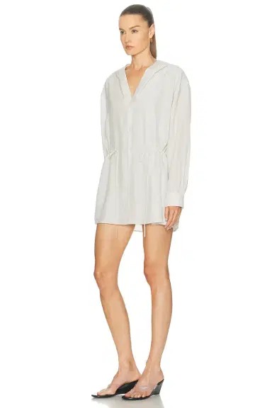 Alexander Wang Button Down Hoodie Mini Dress | Thumbnail 3 Alexander Wang Button Down Hoodie Mini Dress | Thumbnail 3