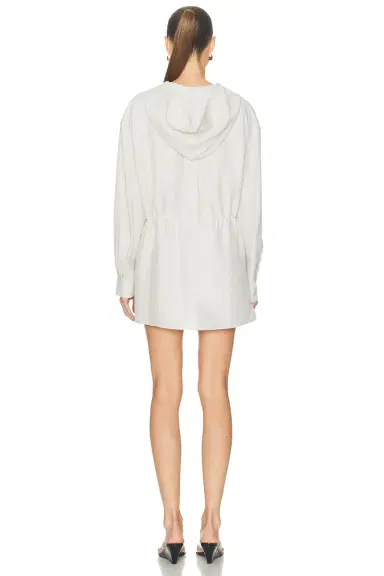 Alexander Wang Button Down Hoodie Mini Dress | Thumbnail 4 Alexander Wang Button Down Hoodie Mini Dress | Thumbnail 4