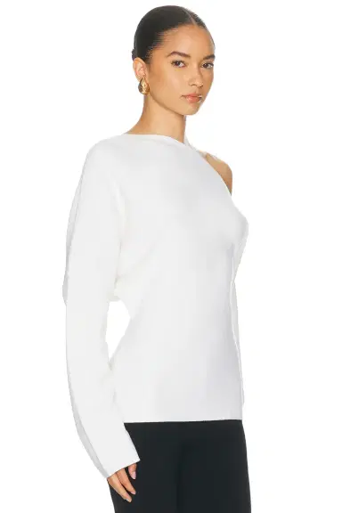 EAVES Rachelle Draped Knit Top | Thumbnail 4 EAVES Rachelle Draped Knit Top | Thumbnail 4