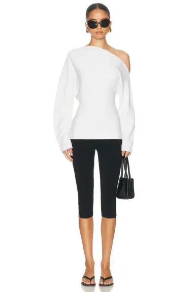 EAVES Rachelle Draped Knit Top | Thumbnail 7 EAVES Rachelle Draped Knit Top | Thumbnail 7