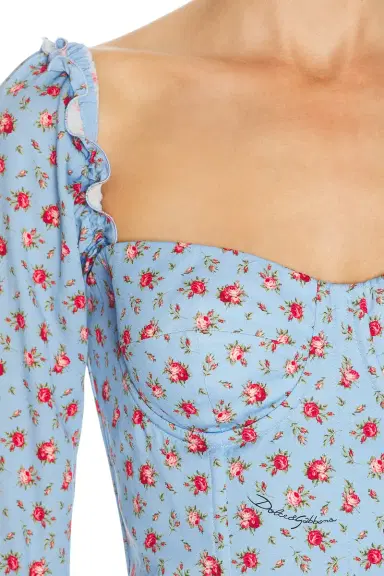 Dolce & Gabbana Long Sleeve Mini Dress | Thumbnail 4