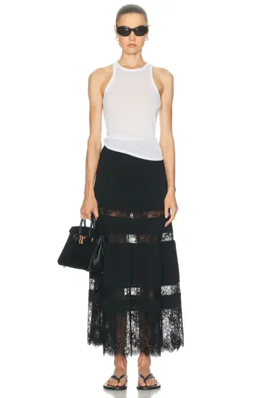 Fleur du Mal Adeline Maxi Skirt | Thumbnail 5 Fleur du Mal Adeline Maxi Skirt | Thumbnail 5