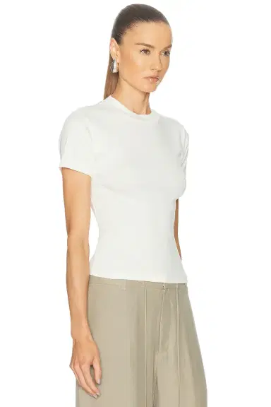 EAVES Bonnie High Neck Baby Tee | Thumbnail 4 EAVES Bonnie High Neck Baby Tee | Thumbnail 4