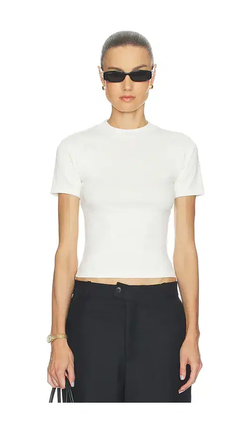 Bonnie High Neck Baby Tee