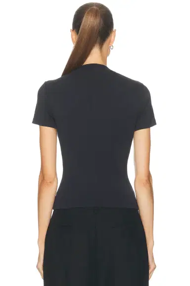 EAVES Bonnie High Neck Baby Tee | Thumbnail 5 EAVES Bonnie High Neck Baby Tee | Thumbnail 5