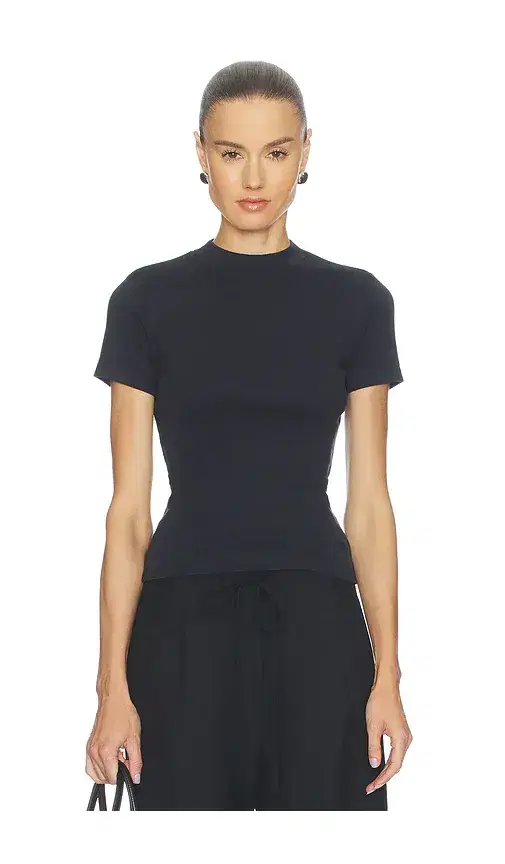 Bonnie High Neck Baby Tee