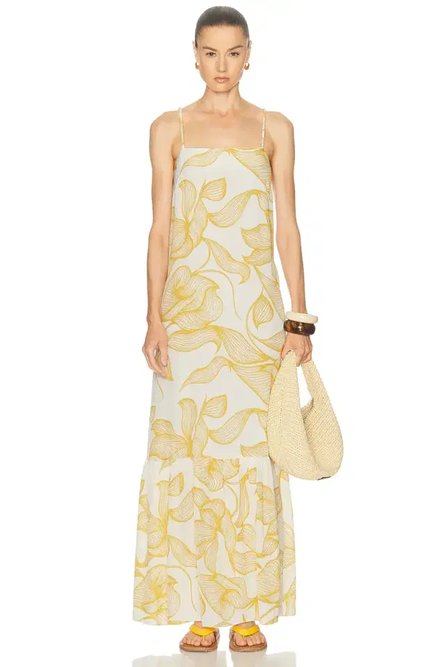 ADRIANA DEGREAS Foliage Maxi Dress
