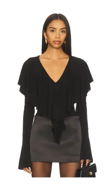 MORE TO COME Ellen V Neck Top | Thumbnail 1