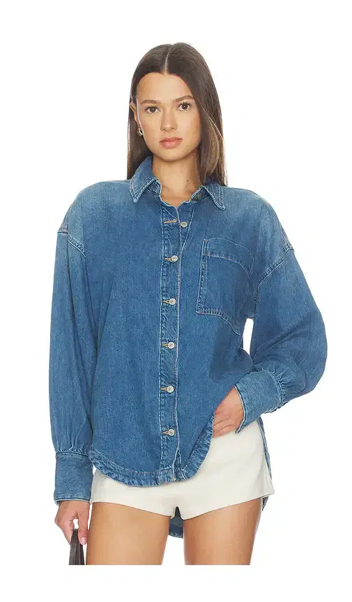 Free People x We The Free Ashley Denim Shirt