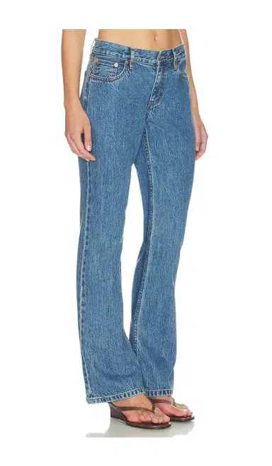 STILL HERE Tomorrow Low Rise Skinny Bootcut Jeans | Thumbnail 2