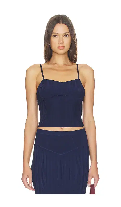 Rib Darted Cami Top