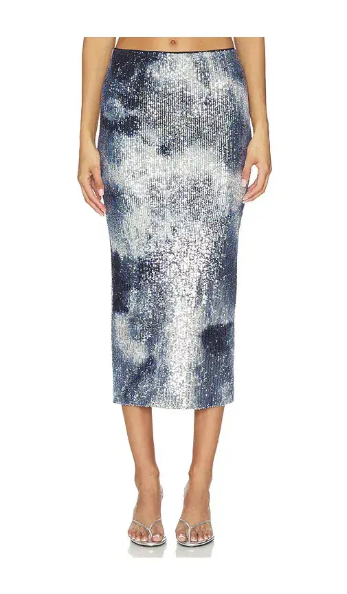Le Superbe Shibori Shine Liza Skirt
