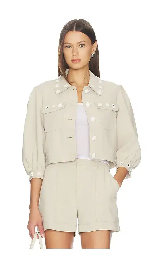 Cinq a Sept Crochet Mirrors Gilliana Jacket