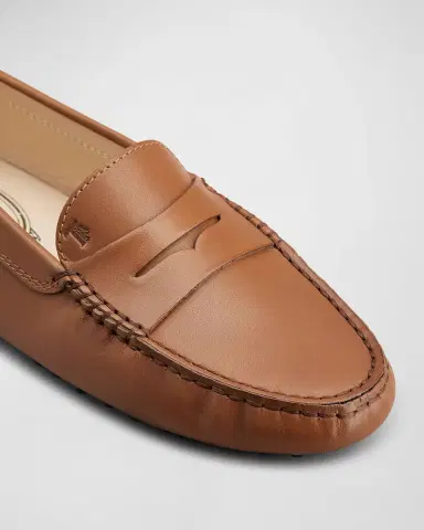 Tod's Leather Driver Penny Loafers | Thumbnail 4