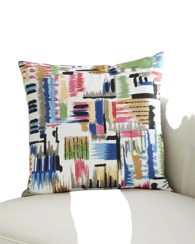 D.V. KAP Home Sketchbook Embroidered Pillow