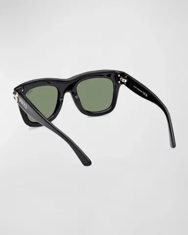 PUCCI Logo Acetate Square Sunglasses | Thumbnail 2