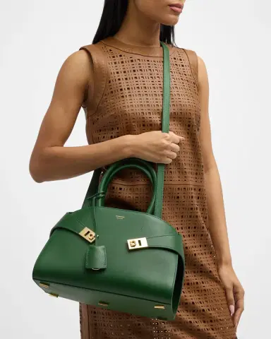 Ferragamo Small Hug Leather Top-Handle Bag | Thumbnail 2 Ferragamo Small Hug Leather Top-Handle Bag | Thumbnail 2