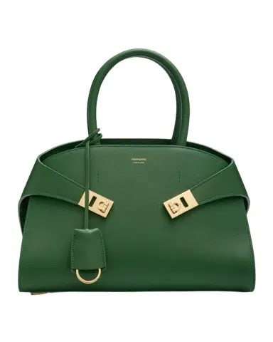 Ferragamo Small Hug Leather Top-Handle Bag | Thumbnail 1 Ferragamo Small Hug Leather Top-Handle Bag | Thumbnail 1