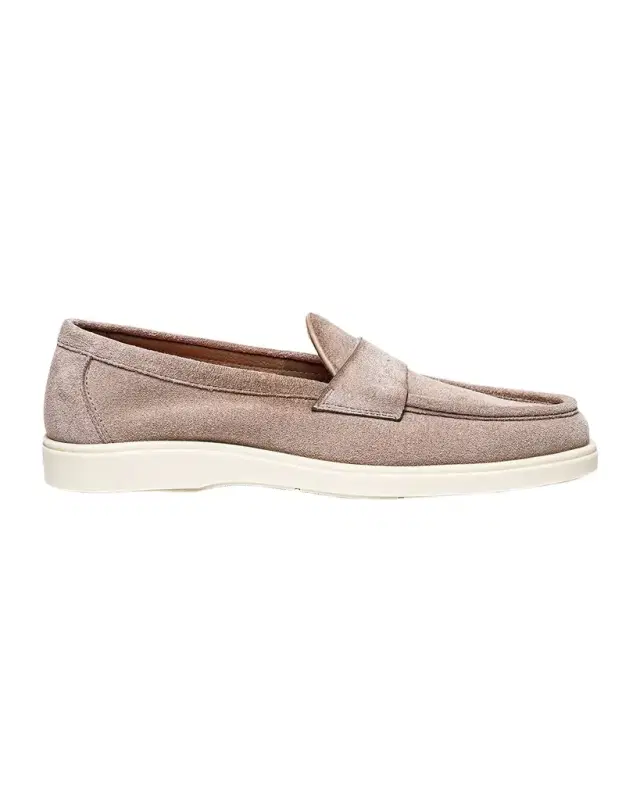 Men 's Detroit Suede Rubber-Sole Penny Loafers