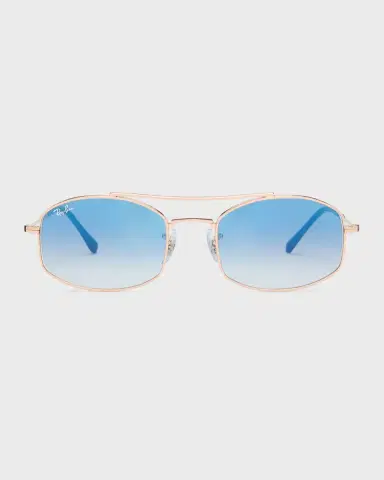Ray-Ban Gradient Metal Aviator Sunglasses, 54MM | Thumbnail 3