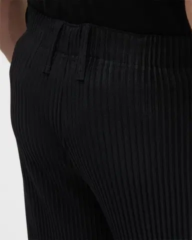 Homme Plissé Issey Miyake Men 's Pleated Straight Pants | Thumbnail 4
