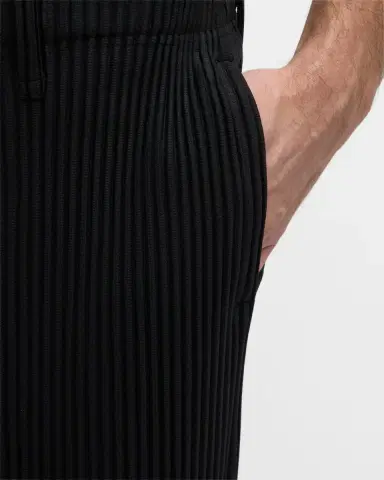 Homme Plissé Issey Miyake Men 's Pleated Straight Pants | Thumbnail 6