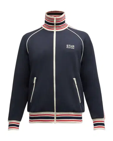 Golden Goose Men's Star Raglan Track Jacket | Thumbnail 1 Golden Goose Men's Star Raglan Track Jacket | Thumbnail 1