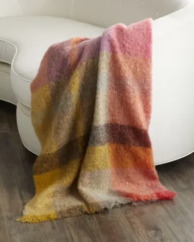 Designers Guild Fontaine Sepia Throw, 51" x 75" | Thumbnail 1 Designers Guild Fontaine Sepia Throw, 51" x 75" | Thumbnail 1