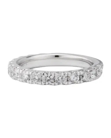 Neiman Marcus Lab Grown Diamonds Lab Grown Diamond 18K White Gold Round-Cut Eternity Ring, Size 7 | Thumbnail 1 Neiman Marcus Lab Grown Diamonds Lab Grown Diamond 18K White Gold Round-Cut Eternity Ring, Size 7 | Thumbnail 1
