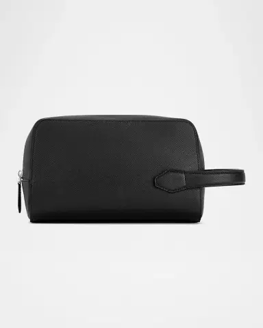 Montblanc Men's Sartorial Saffiano Leather Toiletry Bag | Thumbnail 3 Montblanc Men's Sartorial Saffiano Leather Toiletry Bag | Thumbnail 3