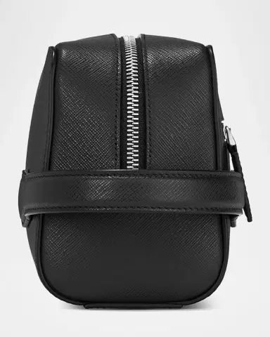 Montblanc Men's Sartorial Saffiano Leather Toiletry Bag | Thumbnail 4 Montblanc Men's Sartorial Saffiano Leather Toiletry Bag | Thumbnail 4
