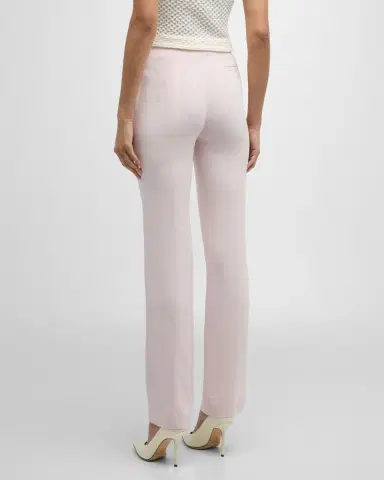 Emporio Armani High-Rise Straight-Leg Crepe Cady Trousers | Thumbnail 2 Emporio Armani High-Rise Straight-Leg Crepe Cady Trousers | Thumbnail 2