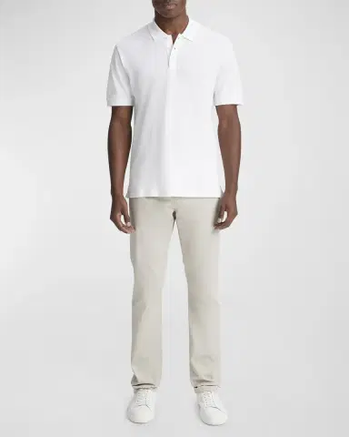 Vince Men 's Pique Polo Shirt | Thumbnail 2 Vince Men 's Pique Polo Shirt | Thumbnail 2