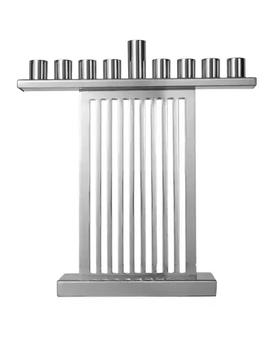 Ricci Silversmith Frank Lloyd Wright Shalom Menorah | Thumbnail 1 Ricci Silversmith Frank Lloyd Wright Shalom Menorah | Thumbnail 1