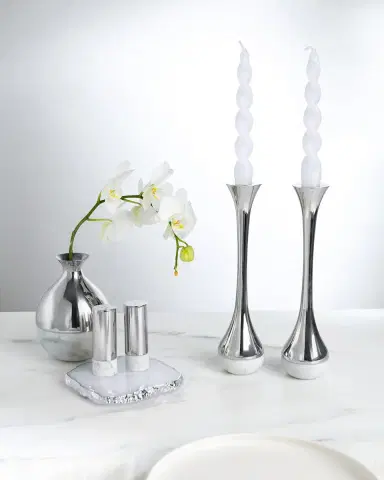 Anna New York Dual Marble Salt & Pepper Shakers | Thumbnail 3