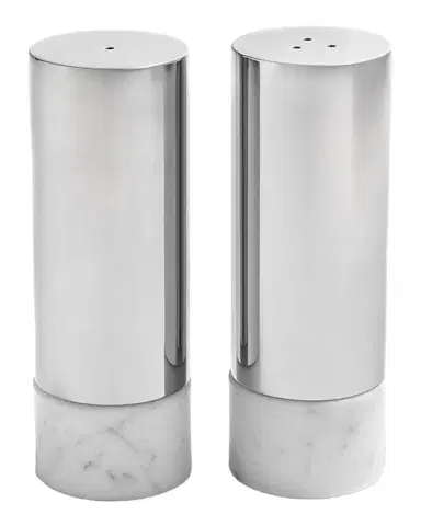 Anna New York Dual Marble Salt & Pepper Shakers | Thumbnail 1