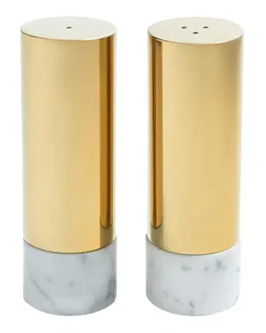 Anna New York Dual Marble Salt & Pepper Shakers | Thumbnail 1